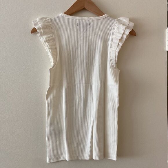 J. Crew Vintage rib ruffle-sleeve shirt* - Picture 5 of 10